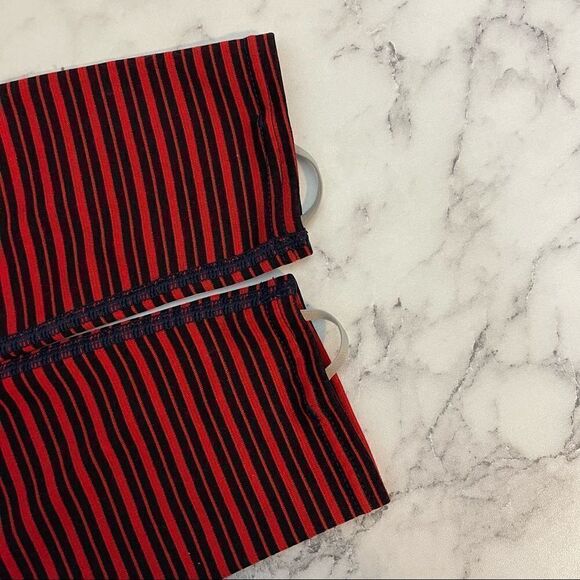 Patagonia Red and Blue Stripe Capilene Long Sleeve Base Layer Top S - Picture 7 of 7